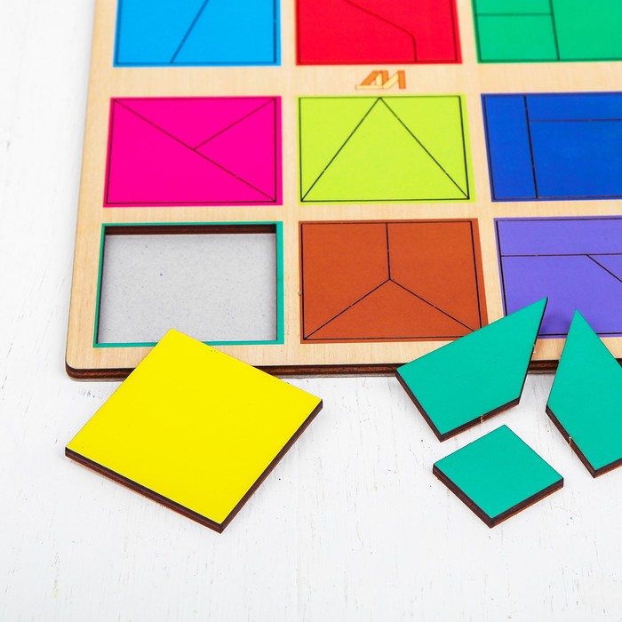 «Сложи квадрат» 1 уровень, по методике Никитина - фото 797863189 «Сложи квадрат» 1 уровень, по методике Никитина - фото 797863189