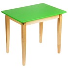 Стол детский №3 (Н=520) (600х450), цвет зелёный - фото 435249