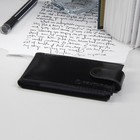 Визитница горизонтальная, 1 ряд, 18 листов, шик, цвет чёрный Визитница горизонтальная, 1 ряд, 18 листов, шик, цвет чёрный