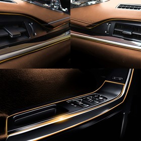 The flexible interior molding, gold, 5 m
