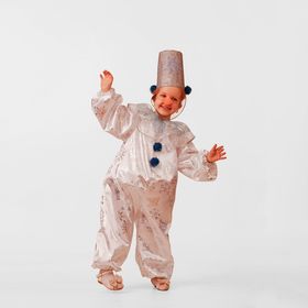 Карнавальный костюм «Снеговичок Снежок», сатин, размер 30, рост 116 см