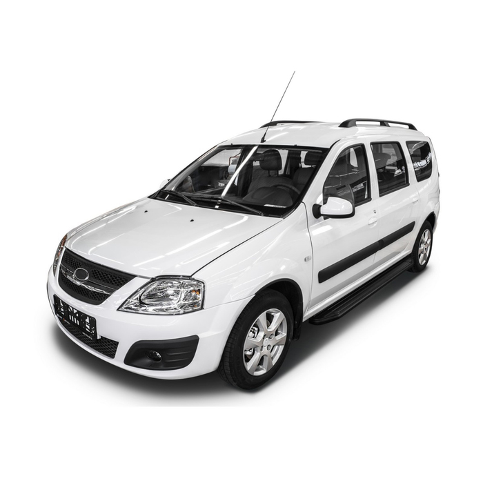 Пороги Silver Lada Largus Cross 2014-, Al профиль 193 см, 2 шт. F193AL.6001.2