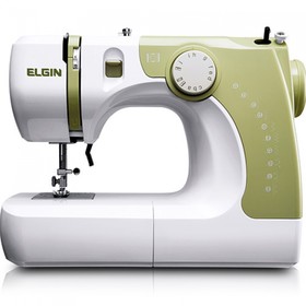 Швейная машина Comfort 14, 70 Вт, 11 операций, полуавтомат, бело-зелёная