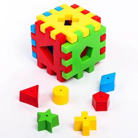 Игрушка-сортер развивающая «Волшебный куб», 12 элементов