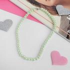 The beads baby "Vibracula" pearls, 40 cm, color light green