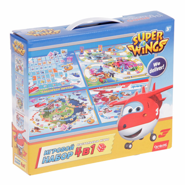 Игровой набор SuperWings, 4 в 1