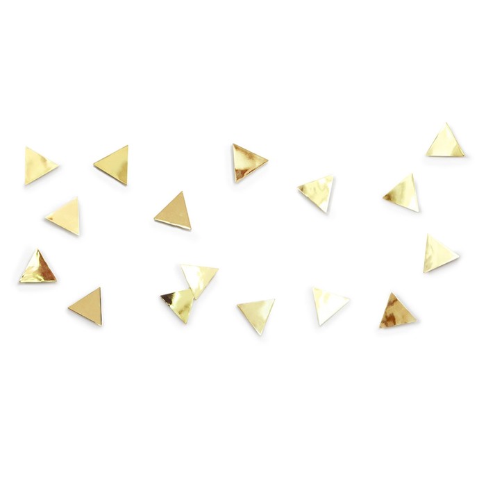 Декор для стен Confetti triangles латунь