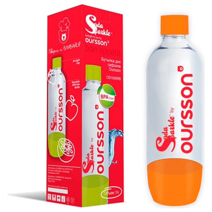 Пластиковая бутылочка Oursson OS1000RB/OR