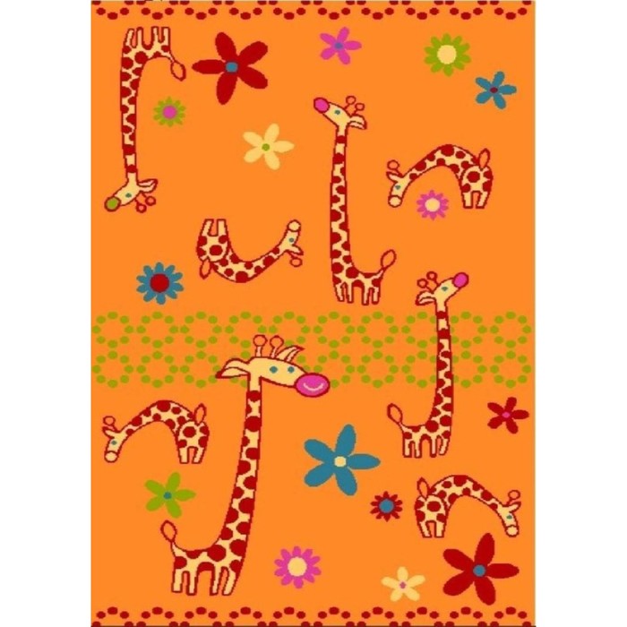 Ковёр прямоугольный Funky Giraffe a apricot, размер 200х280 см