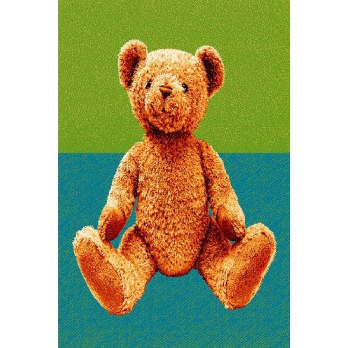 Ковёр прямоугольный Funky Ted gold, размер 133х160 см