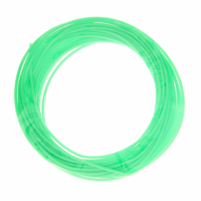 Пластик PCL для 3D ручки, длина 5 м, d=1,75 мм, цвет кислотно-зелёный