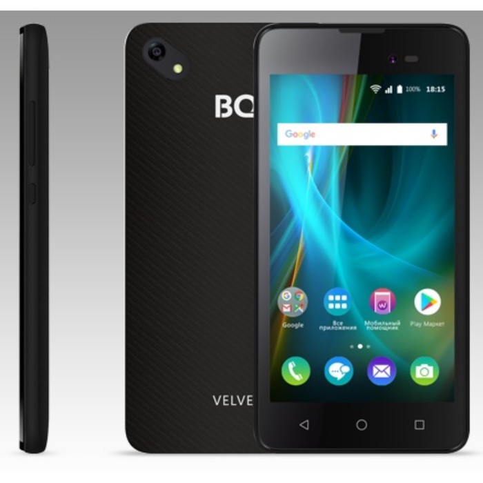 Смартфон BQ S-5035 Velvet Black  5,0&quot;TN,854*480, 8Gb, 1Gb RAM, 8Mp+5Mp, Android 7.0