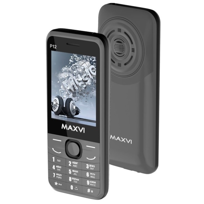 Сотовый телефон Maxvi P12 Grey