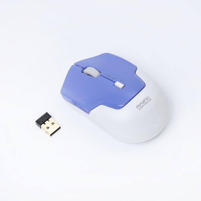 Мышь E-Blue MAYFEK Беспроводная, синяя, Red сенсор, 1480 DPI, USB (EMS119BL)