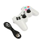 Проводной PS3 геймпад Oxion OGP04WH, отсоединяемый USB 1.5м, plug and play, белый (OGP04WH) 273711 Проводной PS3 геймпад Oxion OGP04WH, отсоединяемый USB 1.5м, plug and play, белый (OGP04WH) 273711