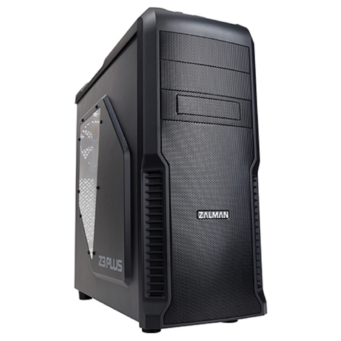 Корпус Zalman Z3 Plus, Без БП, ATX, черный