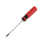 LOM cross screwdriver, PH0 4х75 mm, machining polishing, plastic handle