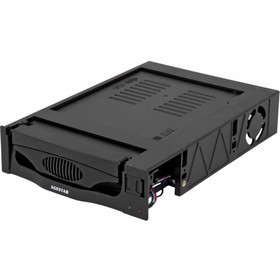 Сменный бокс для HDD AgeStar MR3-SATA(S)-1F SATA II пластик черный 3.5"