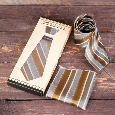 Gift set: tie and kerchief "Success in business"