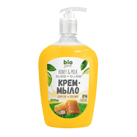 Жидкое мыло Bio Naturell «Мёд с молоком», с дозатором, 500 мл