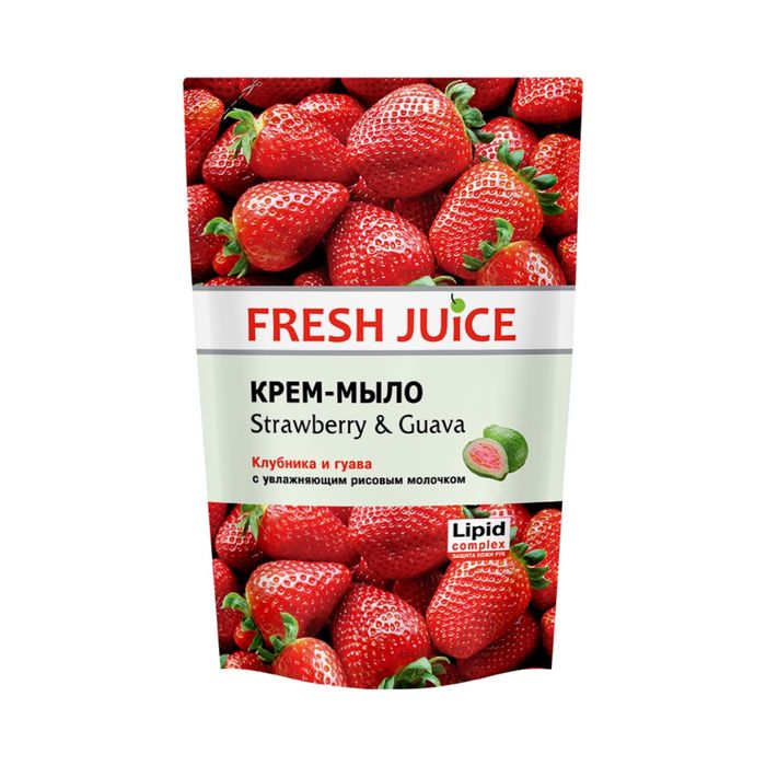 Жидкое мыло Fresh juice клубника и гуава, 460 мл