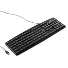 Клавиатура Ritmix RKB-141, проводная, мембранная, 116 клавиш, USB, кабель 1.3м, черная - фото 442009