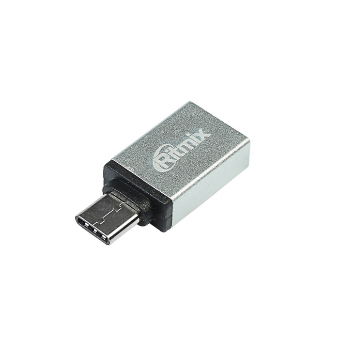 Адаптер RITMIX CR-3092 silver, USB Type-C - OTG, выход USB 3.0