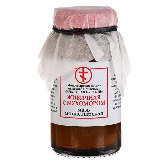 Мазь «Солох аул» Живичная с Мухомором, стекло, 30 мл