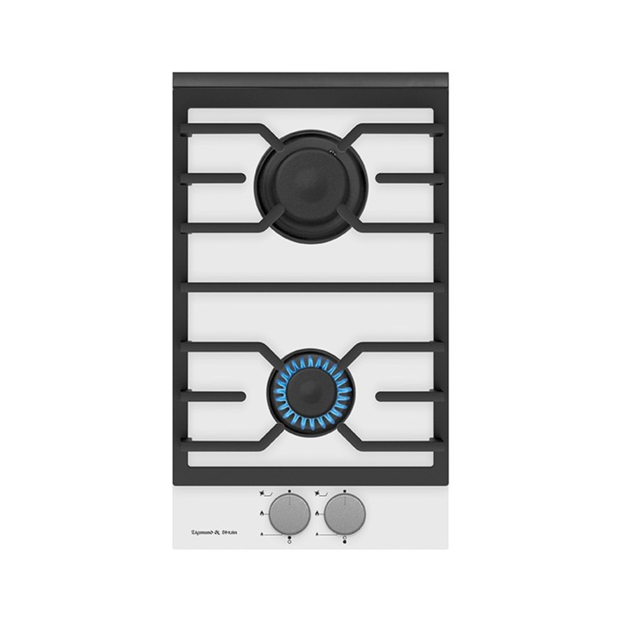 Варочная поверхность Zigmund &amp; Shtain MN 135.31 W, 2 конфорки, газовая, белый