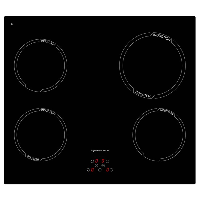Варочная поверхность Zigmund &amp; Shtain CIS 299.60 BX, 4 конфорки, электрическая, черный