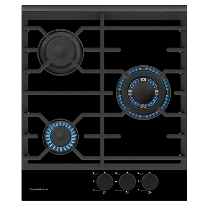 Варочная поверхность Zigmund &amp; Shtain MN 135.451 B, 3 конфорки, газовая, черный