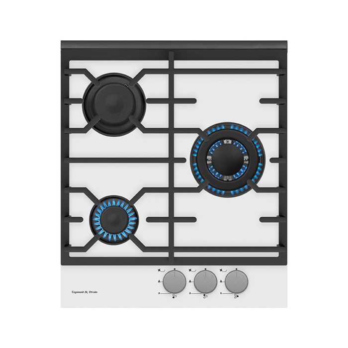 Варочная поверхность Zigmund &amp; Shtain MN 135.451 W, 3 конфорки, газовая, белый