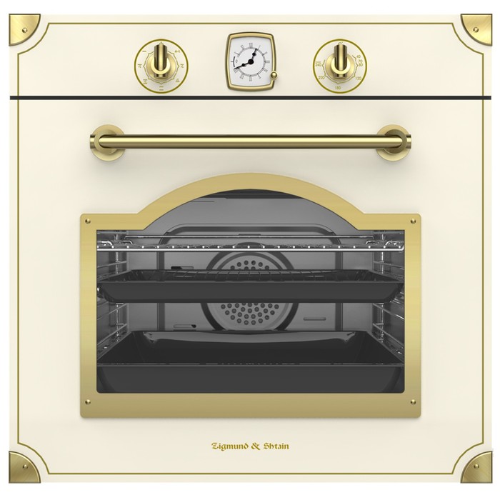 Духовой шкаф Zigmund &amp; Shtain EN 113.722 X, электрический, бежевый