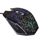 Mouse LuazON, games, wired, epicheskaya, 7 colors backlight, soft-touch cover
