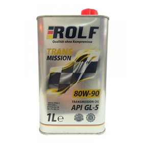 Трансмиссионное масло Rolf 80W-90 API GL-5 минеральное, 1 л 2875569