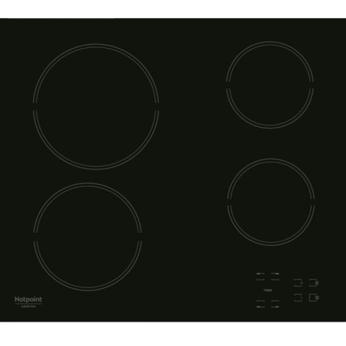 Варочная поверхность Hotpoint-Ariston HR 631 C, электрическая, 4 конфорки, черный