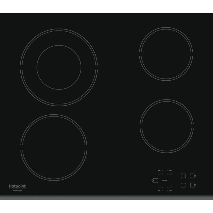 Варочная поверхность Hotpoint-Ariston HR 632 B, электрическая, 4 конфорки, черный