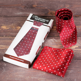 Подарочный набор: галстук и платок "Настоящему мужчине" в Донецке