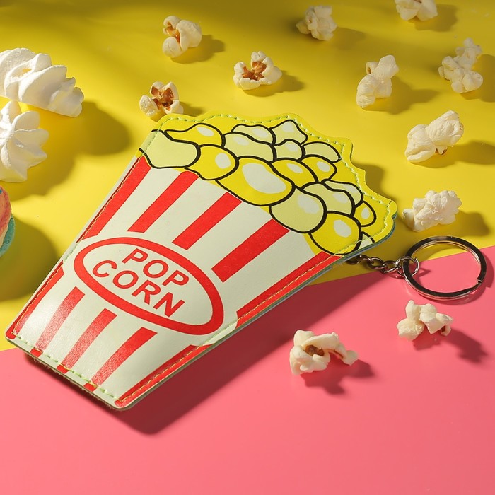 Кошелёк детский &quot;Pop corn&quot;, отдел на молнии, с кольцом