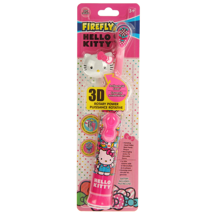 Электрическая детская зубная щетка Hello Kitty Rotary Toothbrush HK-21, 3D наконечник
