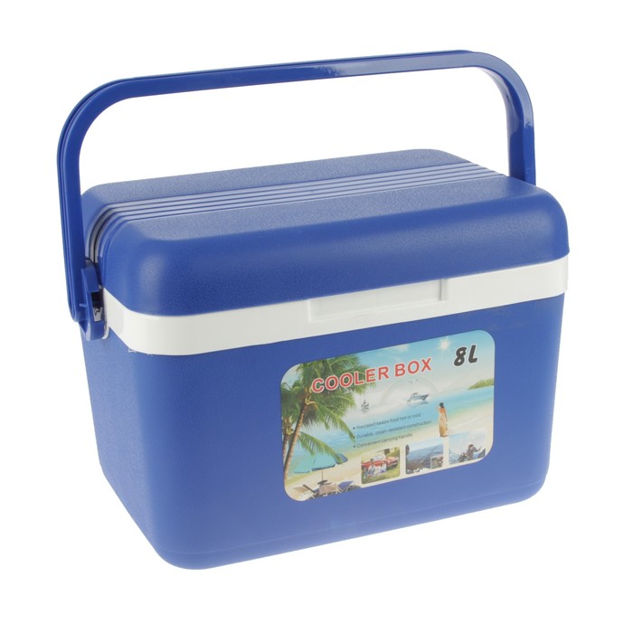 Сумка-холодильник 8л, Cooler box, синий, 30*22*20см