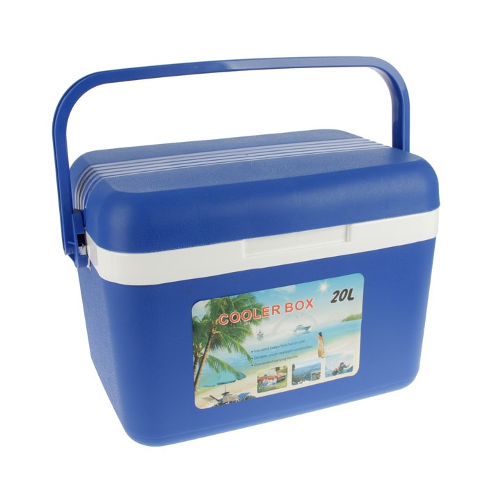 Сумка-холодильник 20л, Cooler box, синий, 42*29*31см