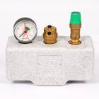 Группа безопасности UNI-FITT, для котла до 50 кВт, сталь, с теплоизоляцией, 1", 3 бар Группа безопасности UNI-FITT, для котла до 50 кВт, сталь, с теплоизоляцией, 1", 3 бар