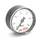 Манометр UNI-FITT 300P3020, аксиальный, 10 бар, диаметр 50 мм, 1/4" Манометр UNI-FITT 300P3020, аксиальный, 10 бар, диаметр 50 мм, 1/4"