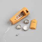 Гирлянда «Нить» 2 м роса с пробкой, IP20, серебристая нить, 20 LED, свечение белое, LR44х3 2433901