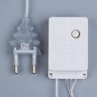 Гирлянда «Нить» 4 м с насадками «Шарик с узором», IP20, прозрачная нить, 20 LED, свечение белое, 8 режимов, 220 В 2388627