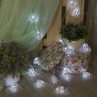 Гирлянда "Нить" с насадками “Фонарик” 3 см, 4 м, LED-20-220V, 8 режимов, нить прозрачная, свечение белое Гирлянда "Нить" с насадками “Фонарик” 3 см, 4 м, LED-20-220V, 8 режимов, нить прозрачная, свечение белое