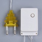 Гирлянда «Нить» 4 м с насадками «Сердце», IP20, прозрачная нить, 20 LED, свечение тёплое белое, 8 режимов, 220 В 2388649