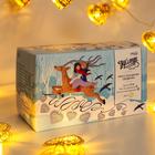 Гирлянда «Нить» 4 м с насадками «Сердечко», IP20, прозрачная нить, 20 LED, свечение тёплое белое, 8 режимов, 220 В 2388656