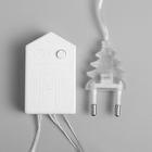 Гирлянда «Нить» 4 м с насадками «Сердечко», IP20, прозрачная нить, 20 LED, свечение тёплое белое, 8 режимов, 220 В 2388656